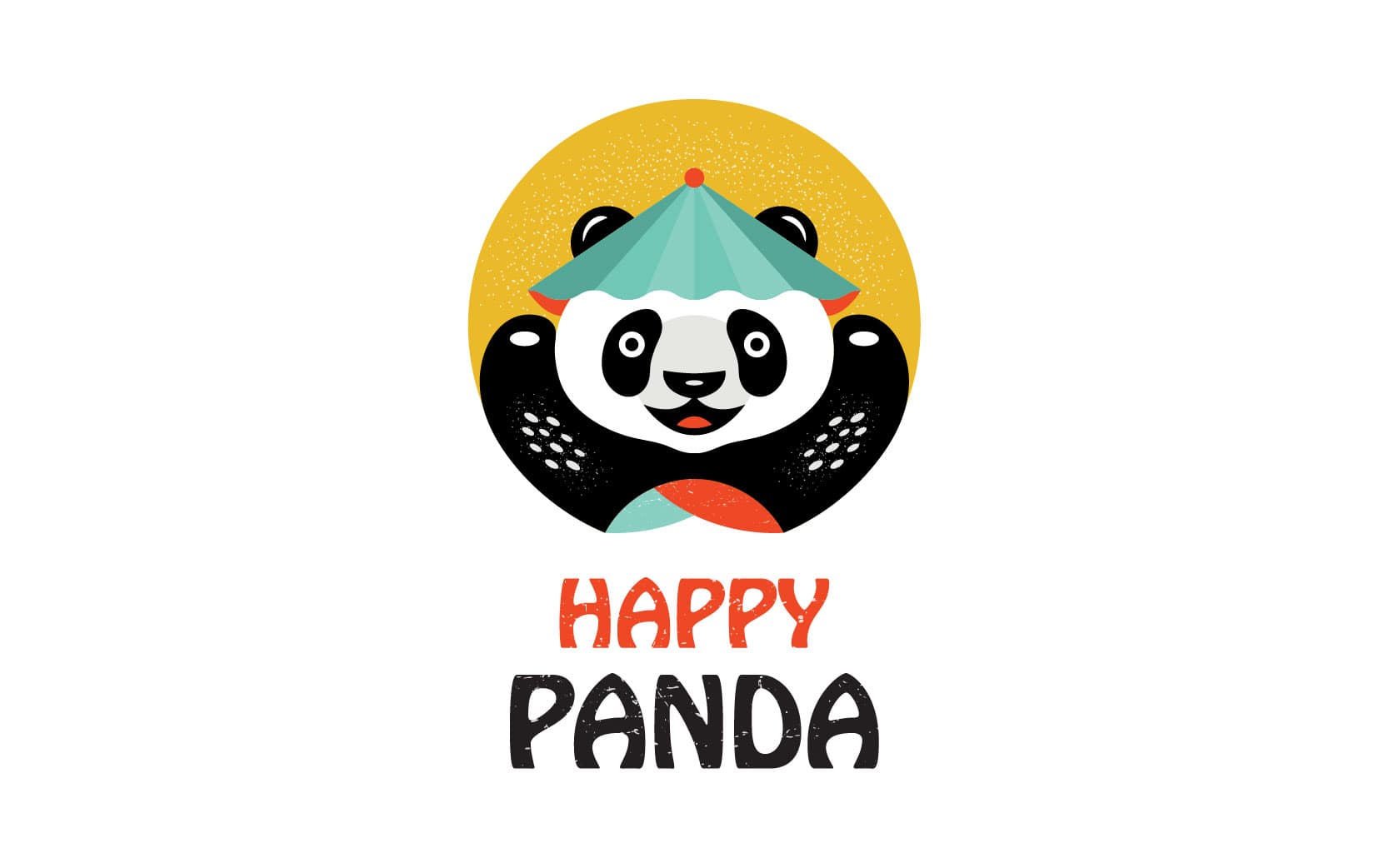 Happy Panda Logo