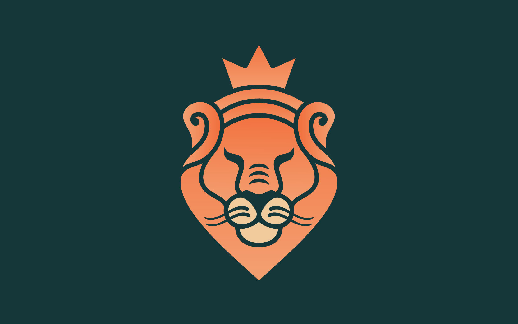 Royal Lion King Logo Design Inspiration Graphic by Dyn Studio · Creative  Fabrica